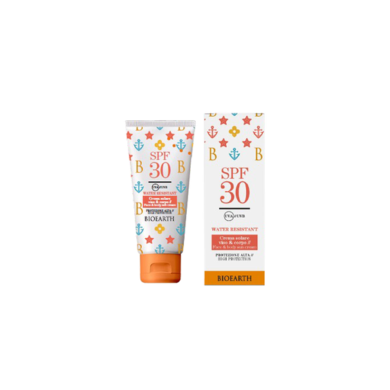 Bioearth Sun Defence Crema Solare Viso & Corpo SPF30