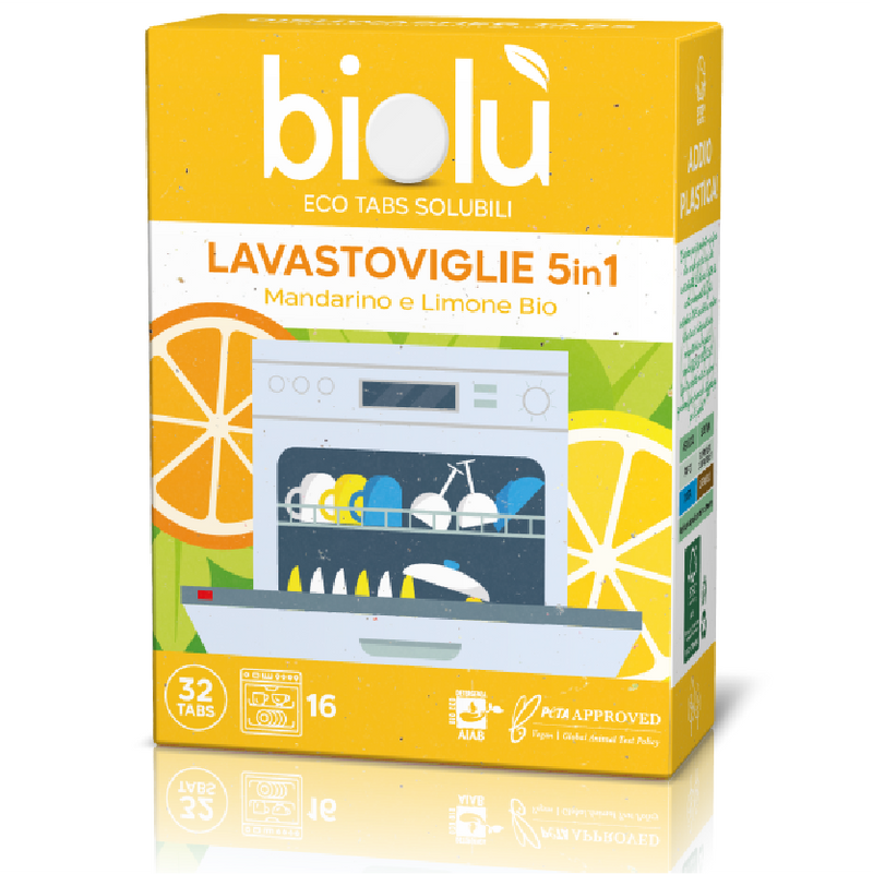 Biolù Eco Tabs DETERSIVO LAVASTOVIGLIE BIO 5in1