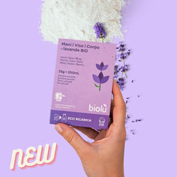 Biolù Persona Cosmesi in Polvere Mani Viso Corpo alla Lavanda Bio