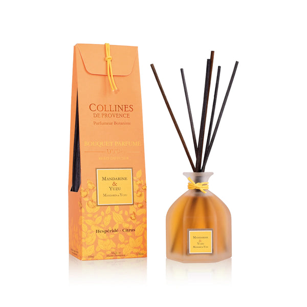 Collines de Provence Diffusore con Bastoncini Mandarino e Yuzu