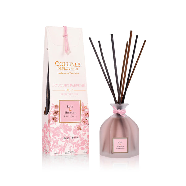 Collines de Provence Diffusore con Bastoncini Rosa e Hibiscus