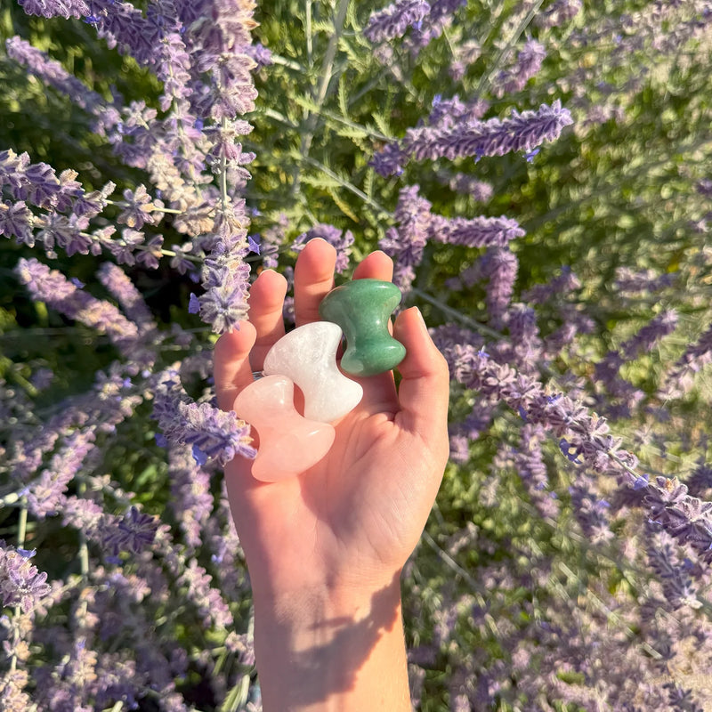 Bio Essenze Gua Sha Mushroom Giada verde