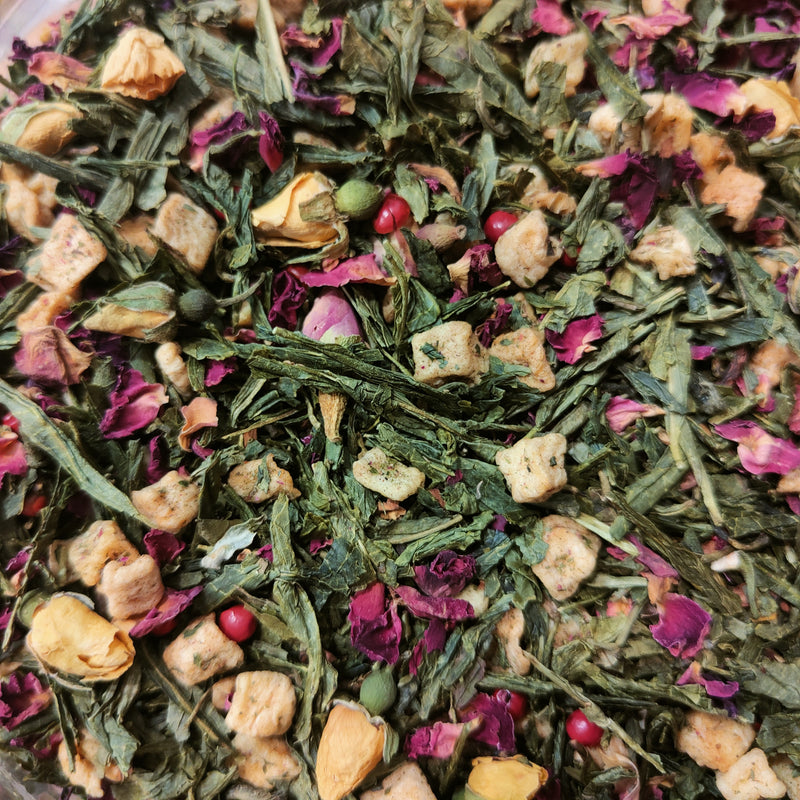 Tè verde aromatizzato Giardino di Rose