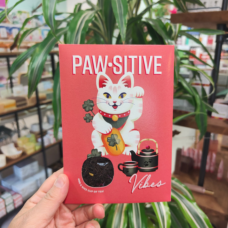 Curiositeas Paw-sitive Vibes Postcard