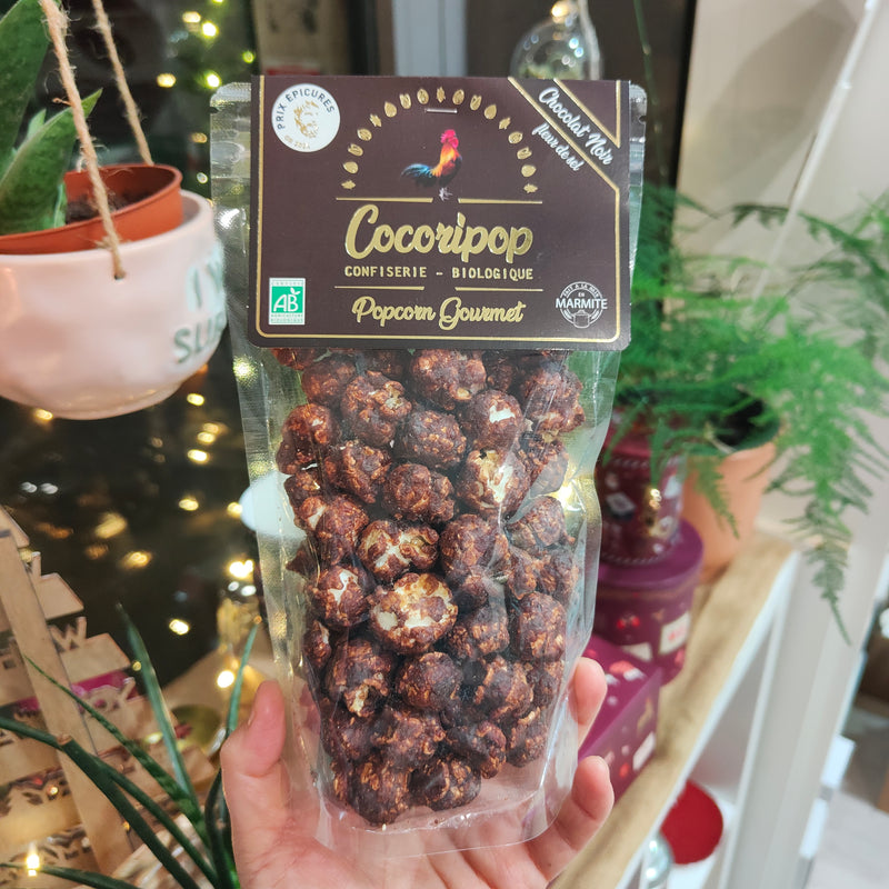 Cocoripop Pop Corn di Natale Cioccolato Fondente e Fleur de Sel