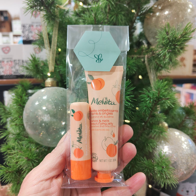 Melvita Kit Mani e Labbra con Olio di Albicocca