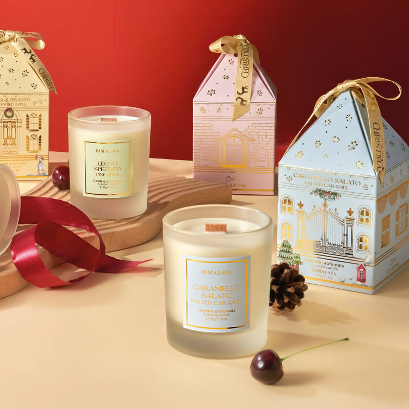 Himalaya Candela Profumata Joy Home Mela e Brandy