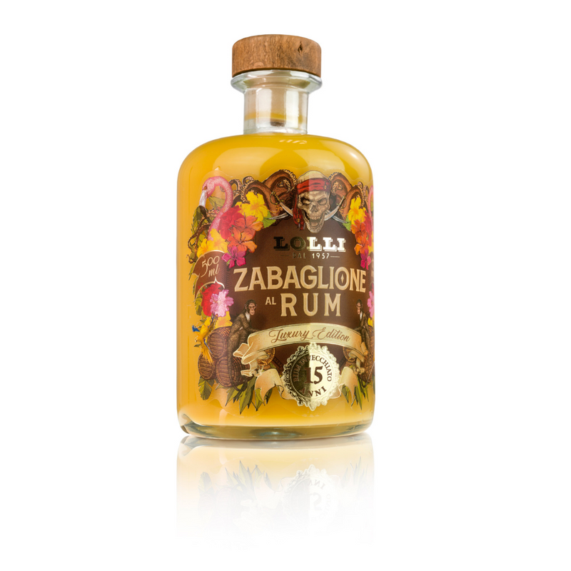 Lolli Liquore Zabaglione al Rum Luxury Edition - Cofanetto 500 ml