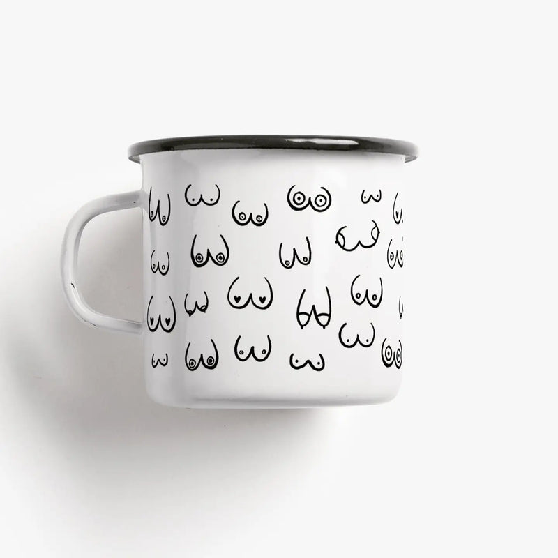 Tazza smaltata BOOB FRIENDS