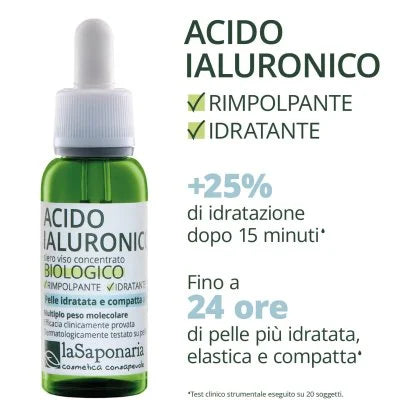 La Saponaria Acido ialuronico multiplo peso molecolare
