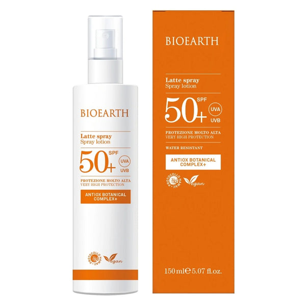 Bioearth Sun Latte Solare Spray SPF50 Water Resistant