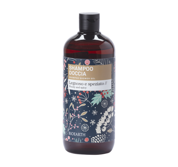 Bioearth Family shampoo doccia legnoso speziato agrumato