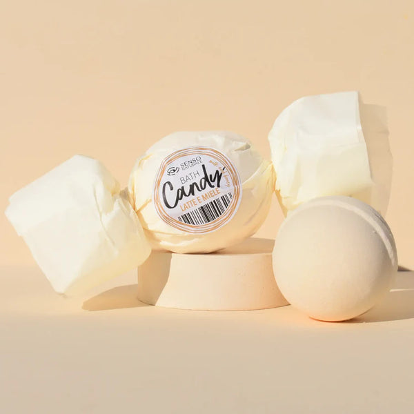 Senso Naturale Caramella Bomba Da Bagno LATTE E MIELE