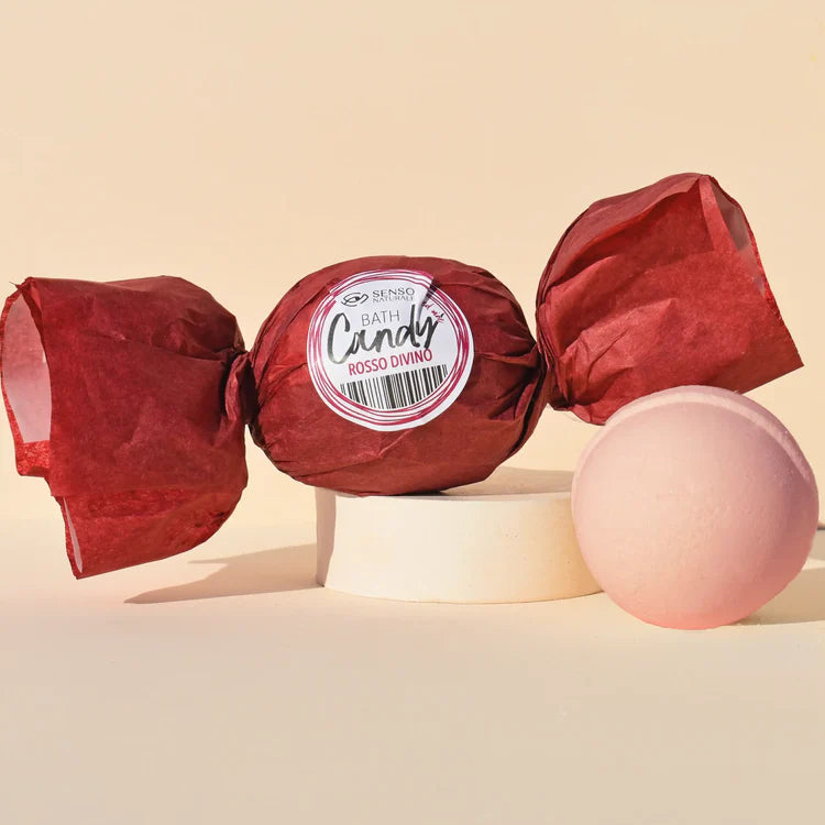 Senso Naturale Caramella Bomba Da Bagno ROSSO DIVINO