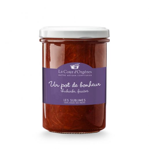 La Cour D'Orgeres Confettura "Una pentola di felicità" Fragola e Rabarbaro