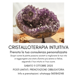 CONSULENZA DI CRISTALLOTERAPIA INTUITIVA