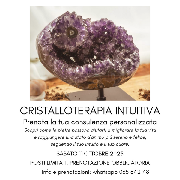CONSULENZA DI CRISTALLOTERAPIA INTUITIVA