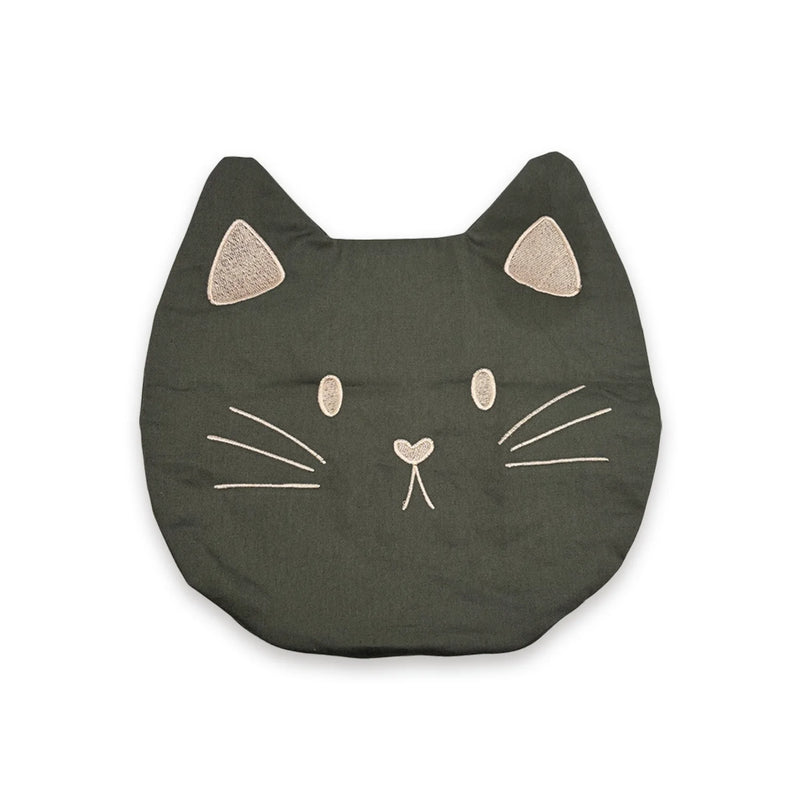 Mood Cuscino del Sollievo con Noccioli di Ciliegio - Gatto Grigio