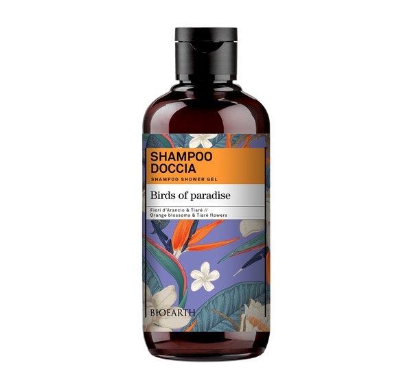 Bioearth Family Shampoo doccia Birds of Paradise