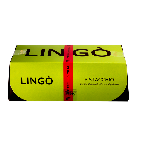 Fratelli Sicilia Lingò Cioccolato dark con Crema al Pistacchio