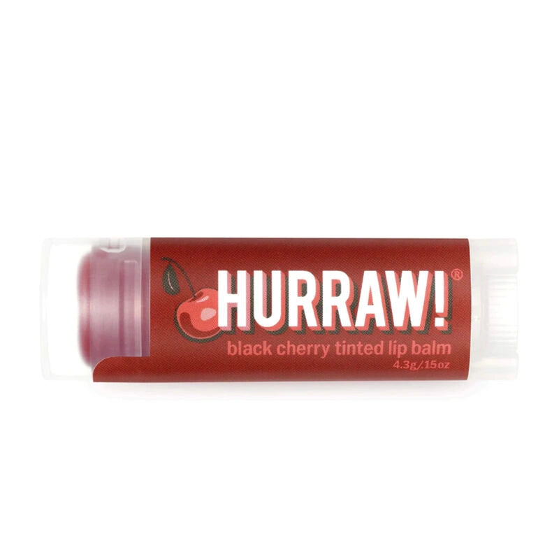 Hurraw! Black Cherry Tinted Lip Balm