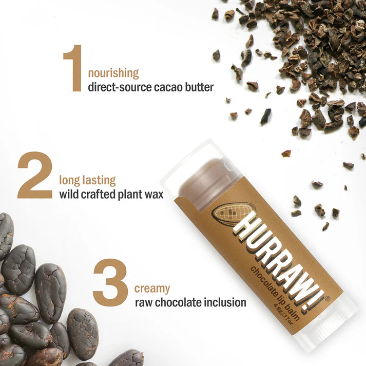 Hurraw! Chocolate Lip Balm