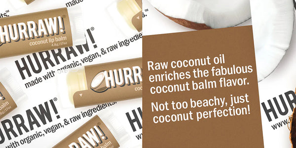 Hurraw! Coconut Lip Balm