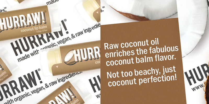 Hurraw! Coconut Lip Balm