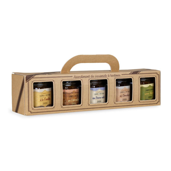 Caramel d'Isigny Creme Spalmabili Assortimento di 5 vasetti