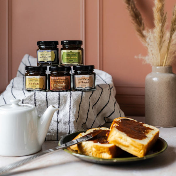 Caramel d'Isigny Creme Spalmabili Assortimento di 5 vasetti
