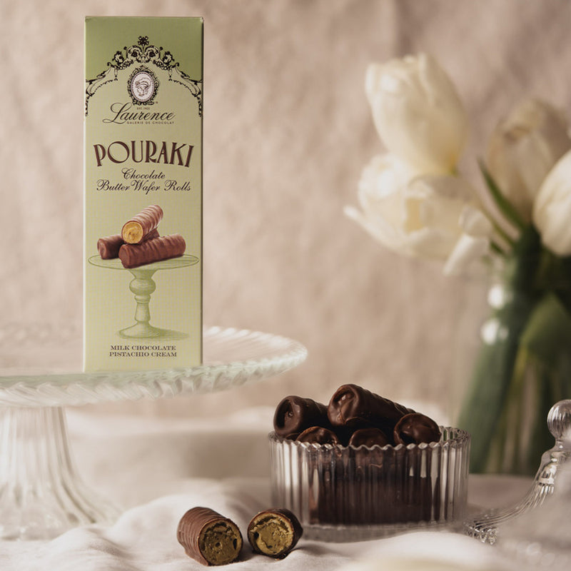 Laurence Pouraki di Cioccolato al Latte con Pistacchio