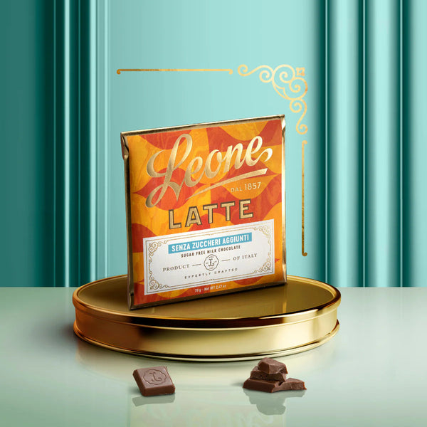 Leone Tavoletta di Cioccolato al Latte senza Zucchero