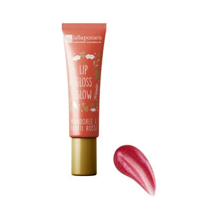 La Saponaria Lip gloss Glow Mandorle & Frutti Rossi