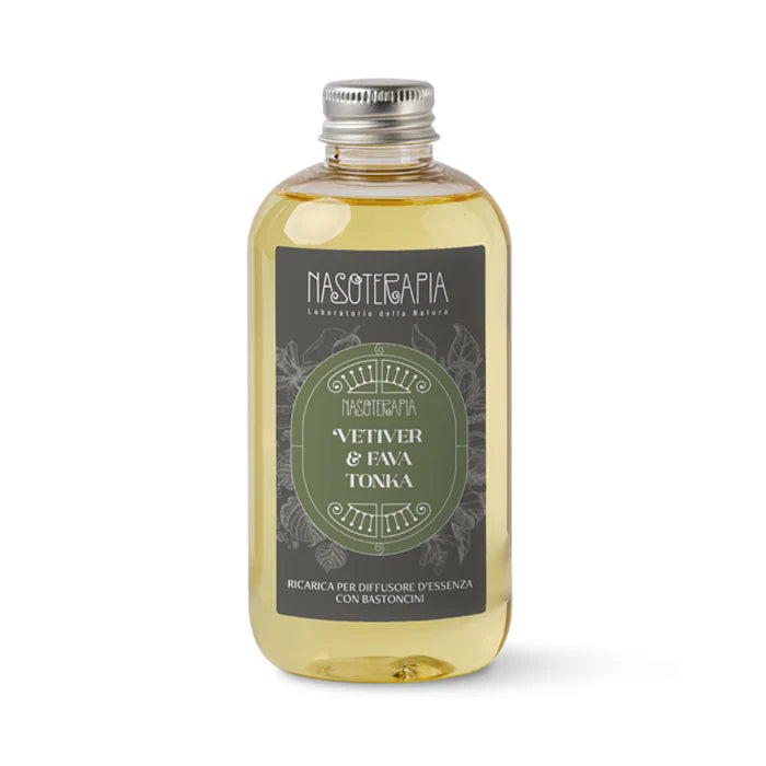 Nasoterapia Vetiver e Fava Tonka Diffusore con Bastoncini