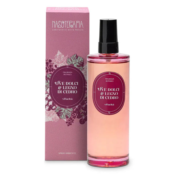 Nasoterapia Uve Dolci e Legno di Cedro Spray per Ambiente