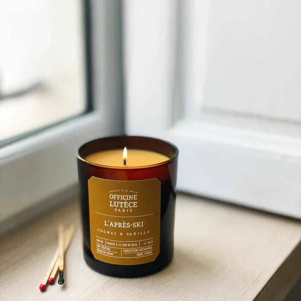 Officine Lutèce Candela Profumata L'Après-ski Cognac et Vanille