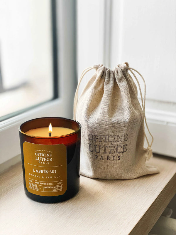 Officine Lutèce Candela Profumata L'Après-ski Cognac et Vanille