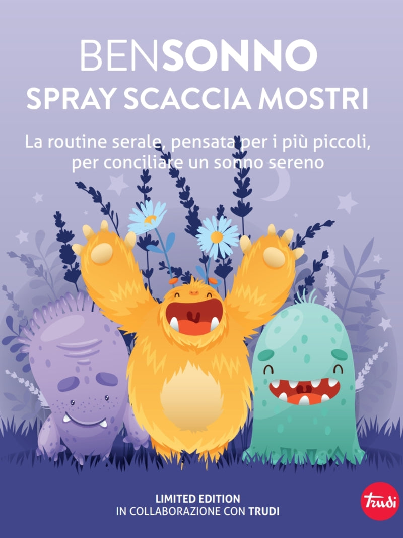 Purae Bensonno Spray Scaccia Mostri con Peluche Trudi