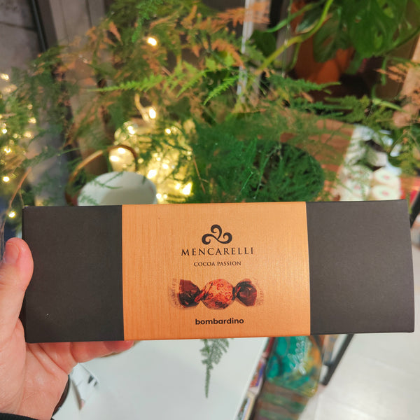 Mencarelli Liquorino di Cioccolato Fondente Ripieno al Bombardino