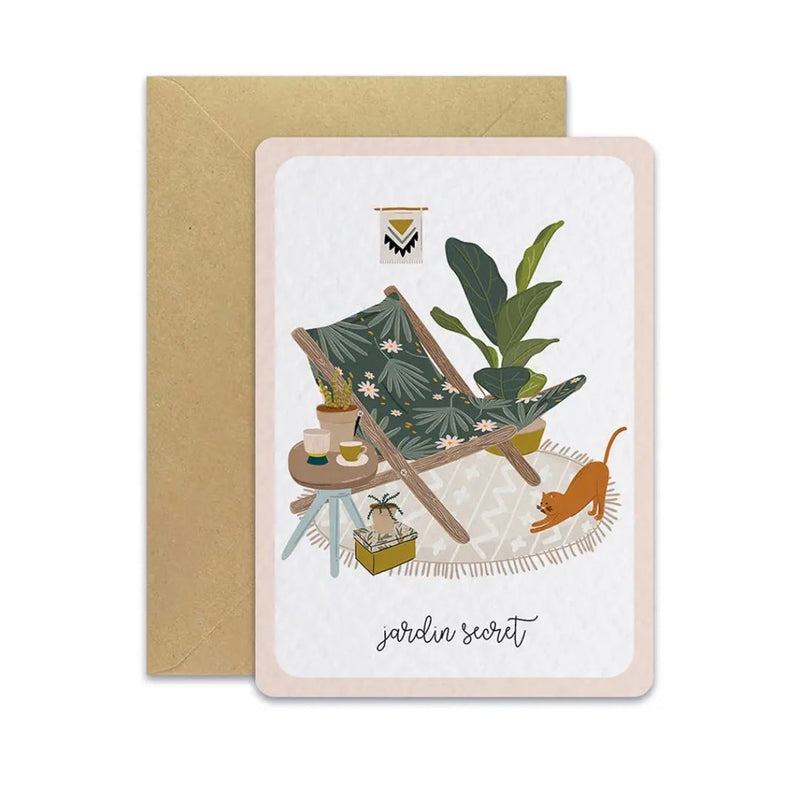 Maison Joliette Cartolina Secret Garden Chaise Longue