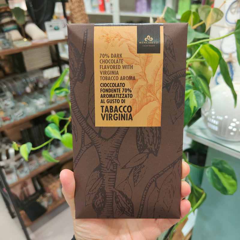 Mencarelli Cioccolato Fondente 70% Tabacco Virginia