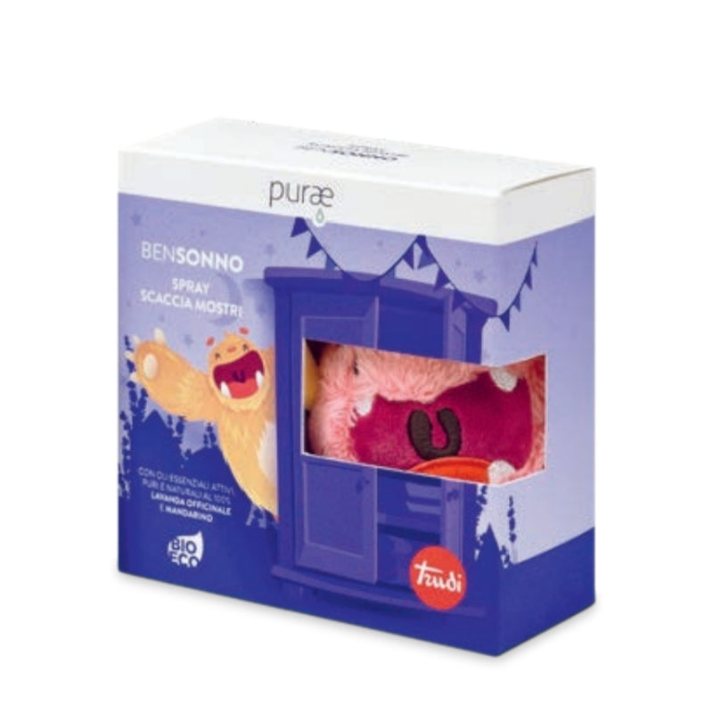 Purae Bensonno Spray Scaccia Mostri con Peluche Trudi