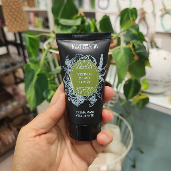 Nasoterapia Vetiver e Fava Tonka Crema Mani