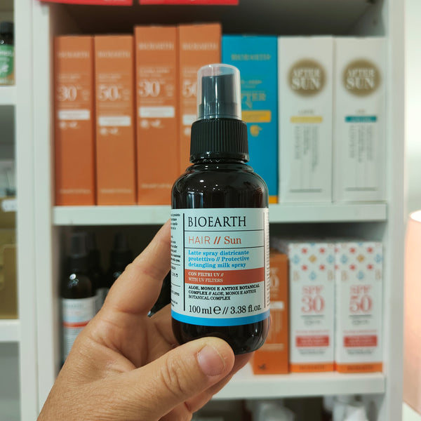 Bioearth Hair Sun Latte Spray Districante Protettivo