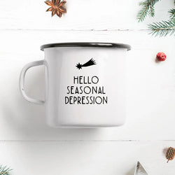 Tazza smaltata SEASONAL DEPRESSION