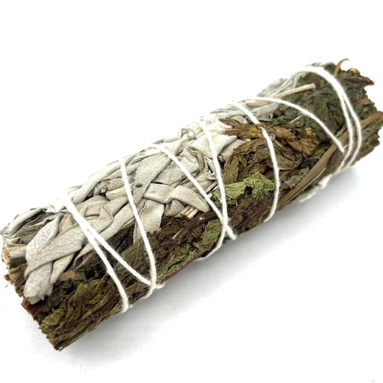 Smudge di Salvia Bianca e Menta