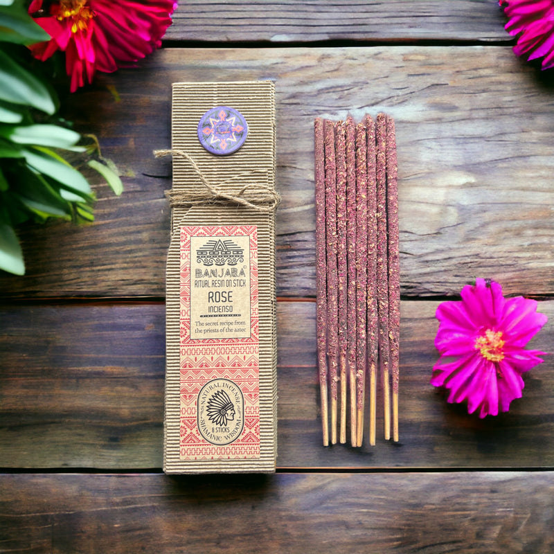 Incenso Resina in Stick alla Rosa