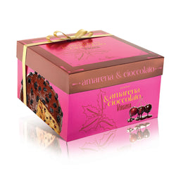 Amaretti Virginia Panettone Basso Amarena e Cioccolato