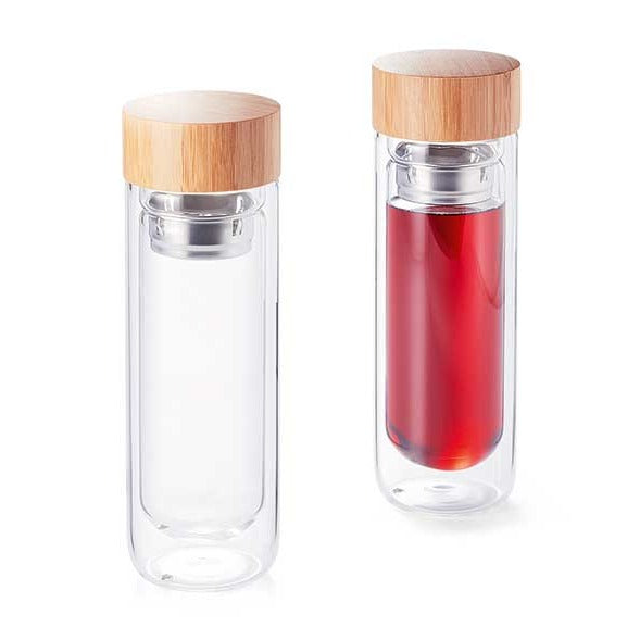 Bottiglia in vetro con filtro Alva