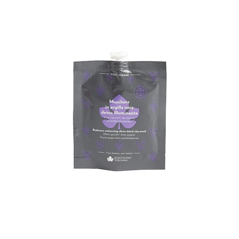 Biofficina Toscana Maschera in argilla nera detox-illuminante